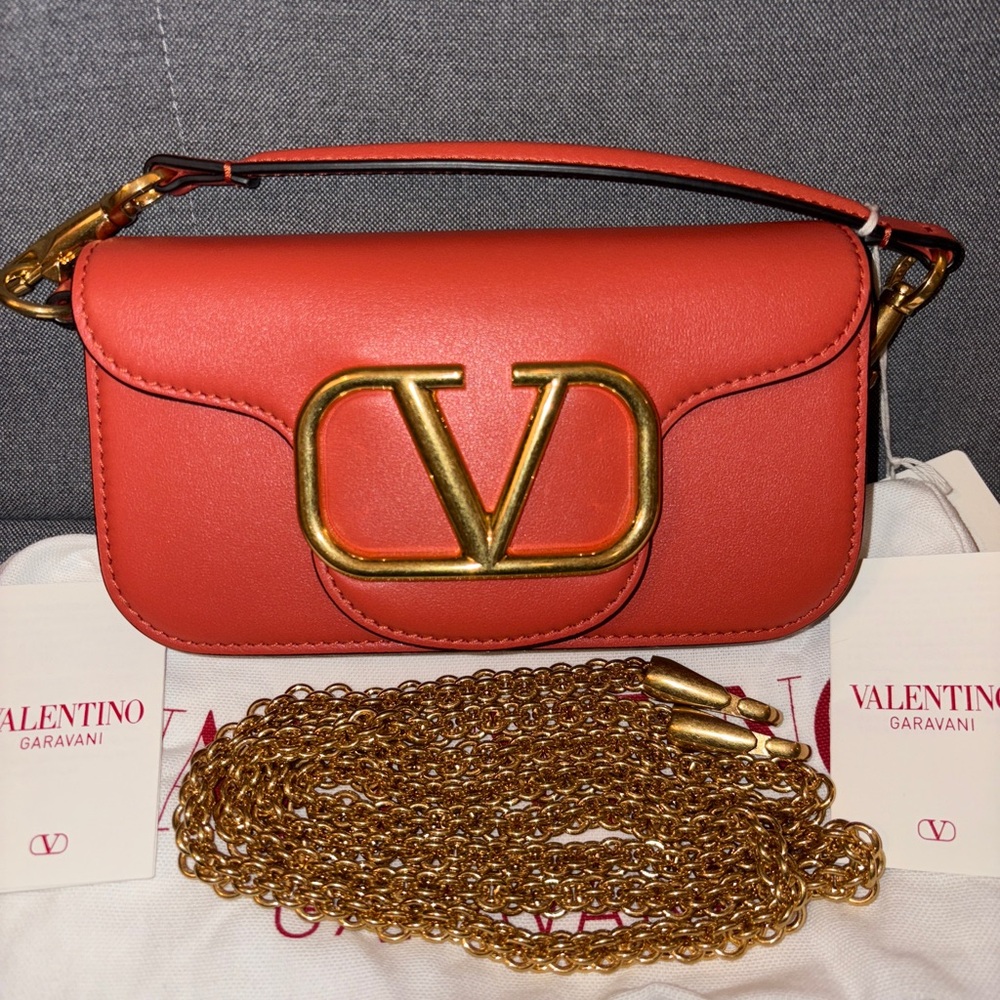 Sold-VALENTINO GARAVANI LOCÒ SMALL SHOULDER BAG IN CALFSKIN